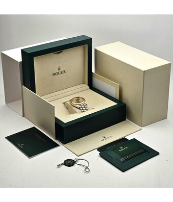 Rolex Day-Date 40 2020 box + papers | yellow gold champagne Roman President