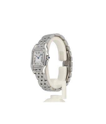 Cartier Panthère de Cartier  MM 2023 box + papers | steel diamond silver roman