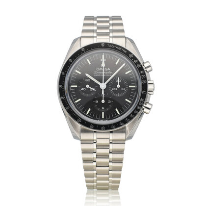Speedmaster Moonwatch Chronograph 42 2024 box + papers | steel black sapphire