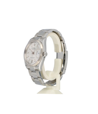 Rolex Datejust 36 2023 box + papers | steel - white gold silver Oyster