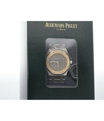 Audemars Piguet Royal Oak   NEW AP SERVICE - 1993 B+P | steel - yellow gold grey dial 1993