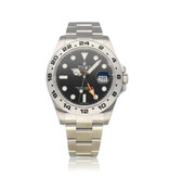 Rolex Explorer II  42 2018 box + papers | steel black - orange steel