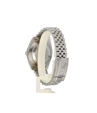 Rolex Datejust 41 NEW ROLEX SERVICE - 2023 B+P | steel - white gold silver index fluted Jubilee