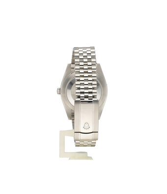 Rolex Datejust 41 NEW ROLEX SERVICE - 2023 B+P | steel - white gold silver index fluted Jubilee