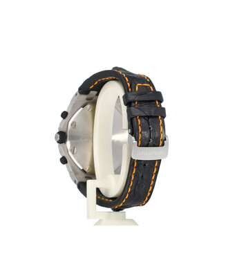 Audemars Piguet Royal Oak Offshore   NEW AP SERVICE of € 7.320,- - extract | steel black orange