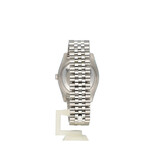 Rolex Datejust 36 NEW ROLEX SERVICE  - 2012 + papers | steel - white gold black roulette Jubilee