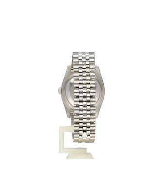 Rolex Datejust 36 NEW ROLEX SERVICE  - 2012 + papers | steel - white gold black roulette Jubilee