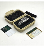 Rolex Datejust 36 NEW ROLEX SERVICE  - 2012 + papers | steel - white gold black roulette Jubilee