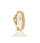 Rolex Lady-Datejust 26 1978 + box | yellow gold blue vignette diamond tight President