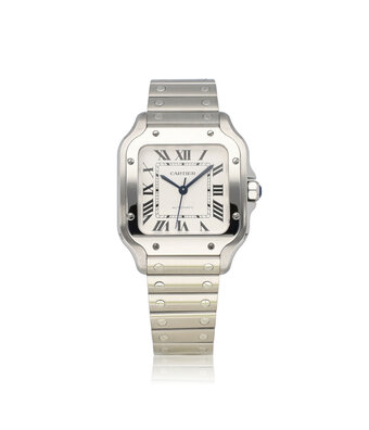 Cartier Santos de Cartier  Medium 2025 box + papers | steel silver | ref. 4075 |