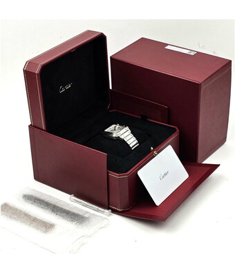 Cartier Santos de Cartier  Medium 2025 box + papers | steel silver | ref. 4075 |