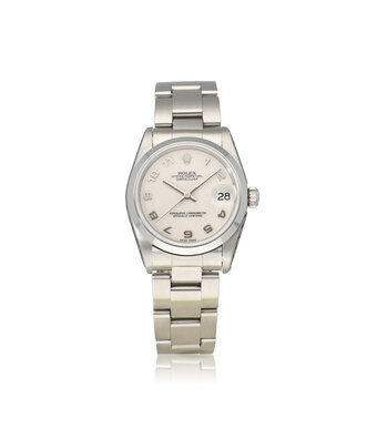 Rolex Datejust 31 NEW ROLEX SERVICE - 1999 B+P | steel white arabic Jubilee Oyster