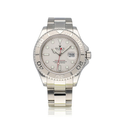 Yacht-master 40 NEW ROLEX SERVICE - 2000 box + papers | steel - platinum - red