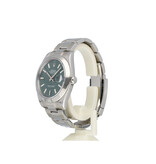 Rolex Datejust 41 2023 box + papers | steel mint green fluted domed blocks Oyster