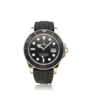 Rolex Yacht-master 42 2024 box + papers | white gold ceramic rubber Oysterflex