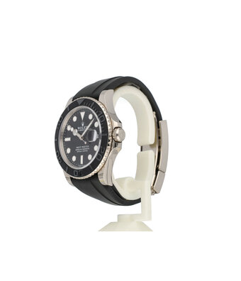 Rolex Yacht-master 42 2024 box + papers | white gold ceramic rubber Oysterflex