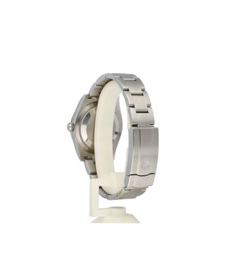 Rolex Oyster Perpetual 34 2022 + papers | steel blue index domed Oyster