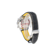 Breitling Navitimer B01 Chronograph 43 steel alligator strap ice blue 2026 box + papers