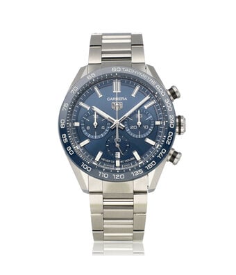 TAG Heuer Carrera Chronograph 44 steel blue 2025 box + papers