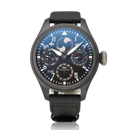 Big Pilot perpetual calendar Perpetual Calendar Top Gun 48 ceramic blue 2016 B+P | NEW IWC