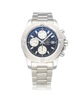 Breitling Colt Chronograph automatic  44 steel black 2019 box + papers