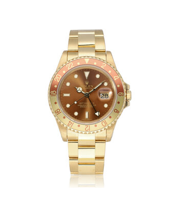 Rolex GMT-Master II 40 yellow gold - tigerauge | Eye of the Tiger | Rootbeer - brown A-serial |