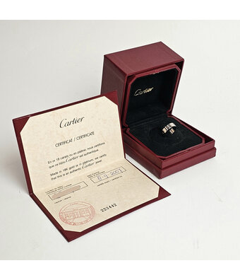 Cartier Love Ring  48 ring size 48 mm white gold 2007 box + papers