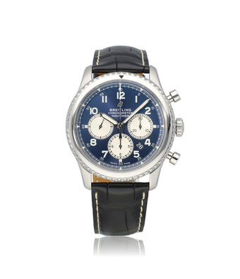 Breitling Navitimer 8 Chronograph 43 steel blue 2021 box + papers