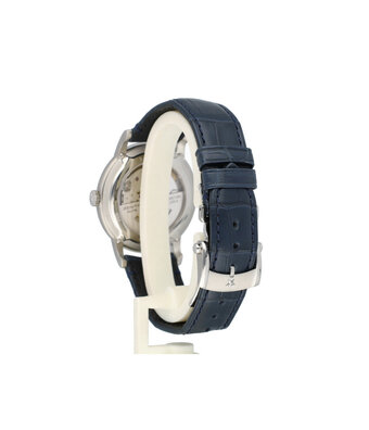 Zenith Elite Elite 6150 42 blue alligator 2017 box + papers