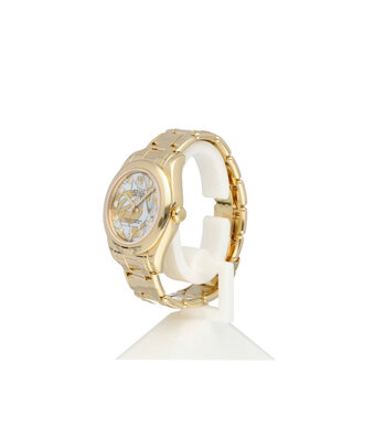 Rolex Pearlmaster 34 gold rare goldust dream MOP diamond dial 2011 B+P | NEW ROLEX SERVICE