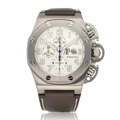 Royal Oak Offshore T3 Chronograph 48 Terminator / Schwarzenegger titanium 2004 B+P | NEW A