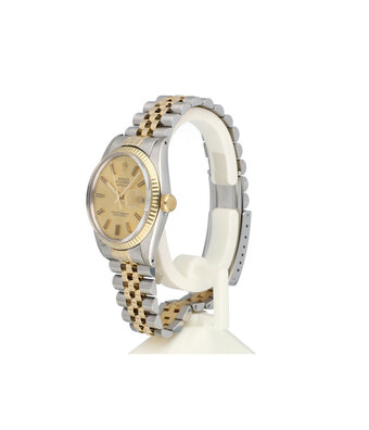 Rolex Datejust 36 steel gold champagne wide boy Jubilee - 1979 | NEW ROLEX SERVICE