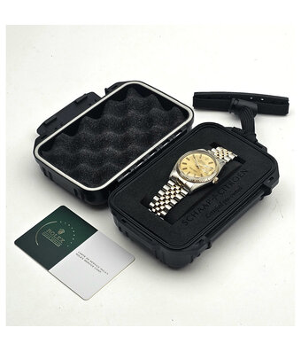 Rolex Datejust 36 steel gold champagne wide boy Jubilee - 1979 | NEW ROLEX SERVICE