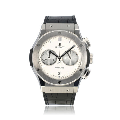 Classic Fusion Chronograph Titanium Opalin 45 Opaline 2022 box + papers