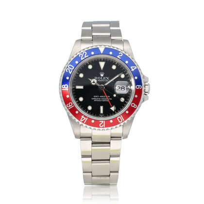 GMT-Master  40 SWISS ONLY - 1997 + box | steel Pepsi Oyster