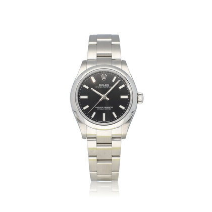 Oyster Perpetual 31 steel black domed Oyster 2021 box + papers
