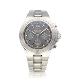 Breitling Avenger Chronograph 43 steel grey - slate 2001 box + papers | NEW BREITLING SERVICE