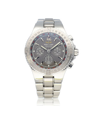 Breitling Avenger Chronograph 43 steel grey - slate 2001 box + papers | NEW BREITLING SERVICE