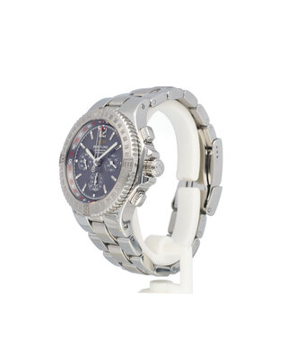 Breitling Avenger Chronograph 43 steel grey - slate 2001 box + papers | NEW BREITLING SERVICE