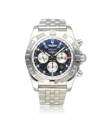Breitling Chronomat GMT  steel black + box