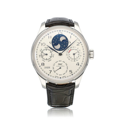 Portugieser  44 platinum limited edit. 2021 B+P | NEW IWC SERVICE