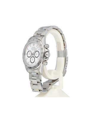 Rolex Daytona  40 steel white Zenith 1997 B+P | NEW ROLEX SERVICE