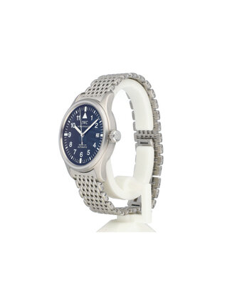 IWC Pilot Mark XV Spitfire 39 steel black 2003 B+P | NEW IWC SERVICE OF € 1.005,-