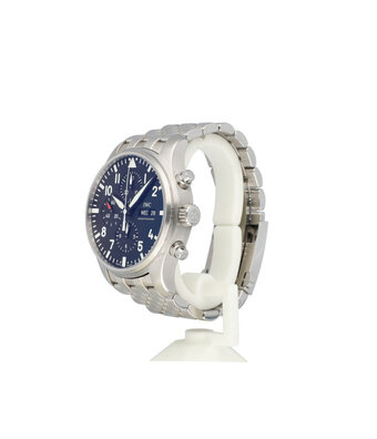 IWC Pilot's Watch Chronograph 43 steel day-date black 2019 + papers