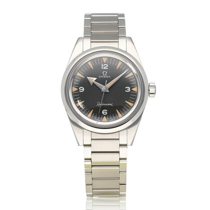 Seamaster Railmaster Co-Axial Master Chronometer 1957 Trilogy 38 steel black dial limited