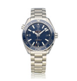 Omega Seamaster Planet Ocean 600M Co-Axial Master Chronometer 40 steel blue 2022 box + papers