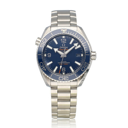 Seamaster Planet Ocean 600M Co-Axial Master Chronometer 40 steel blue 2022 box + papers