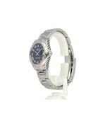 Rolex Datejust 31 steel blue roman factory diamond Oyster 2021 box + papers