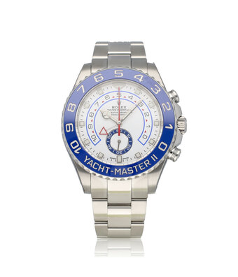 Rolex Yacht-master II NEW ROLEX SERVICE - 2019 box + papers | steel ceramic blue