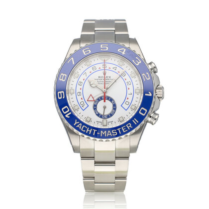 Yacht-master II NEW ROLEX SERVICE - 2019 box + papers | steel ceramic blue